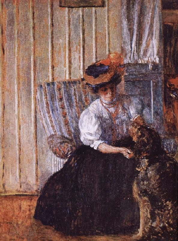 Edouard Vuillard Her dog